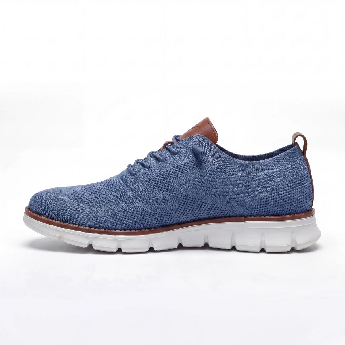 Muhittin – Sneaker mit Strick-Obermaterial und Schnürverschluss