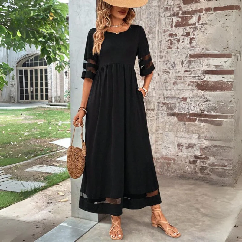 Cerelia | Figurschmeichelndes Midikleid