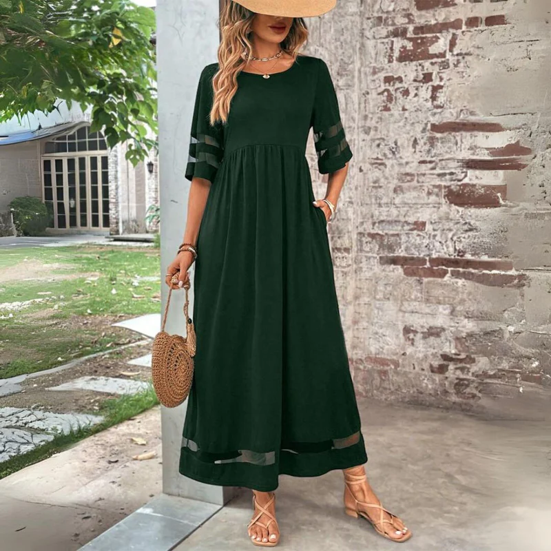 Cerelia | Figurschmeichelndes Midikleid