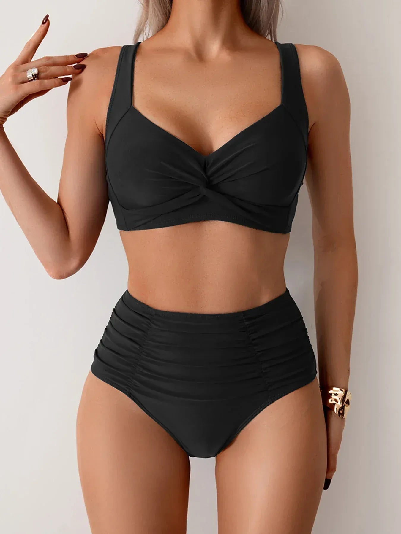 Mayya - Bikini MIT Hoher Taille Und Formender Wirkung