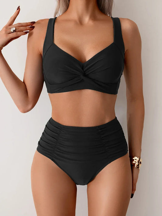 Myrthe | Figurformender Bikini mit hoher Taille