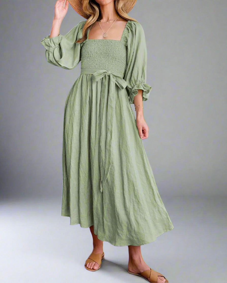 Lena – Luftiges Sommerkleid aus Baumwolle