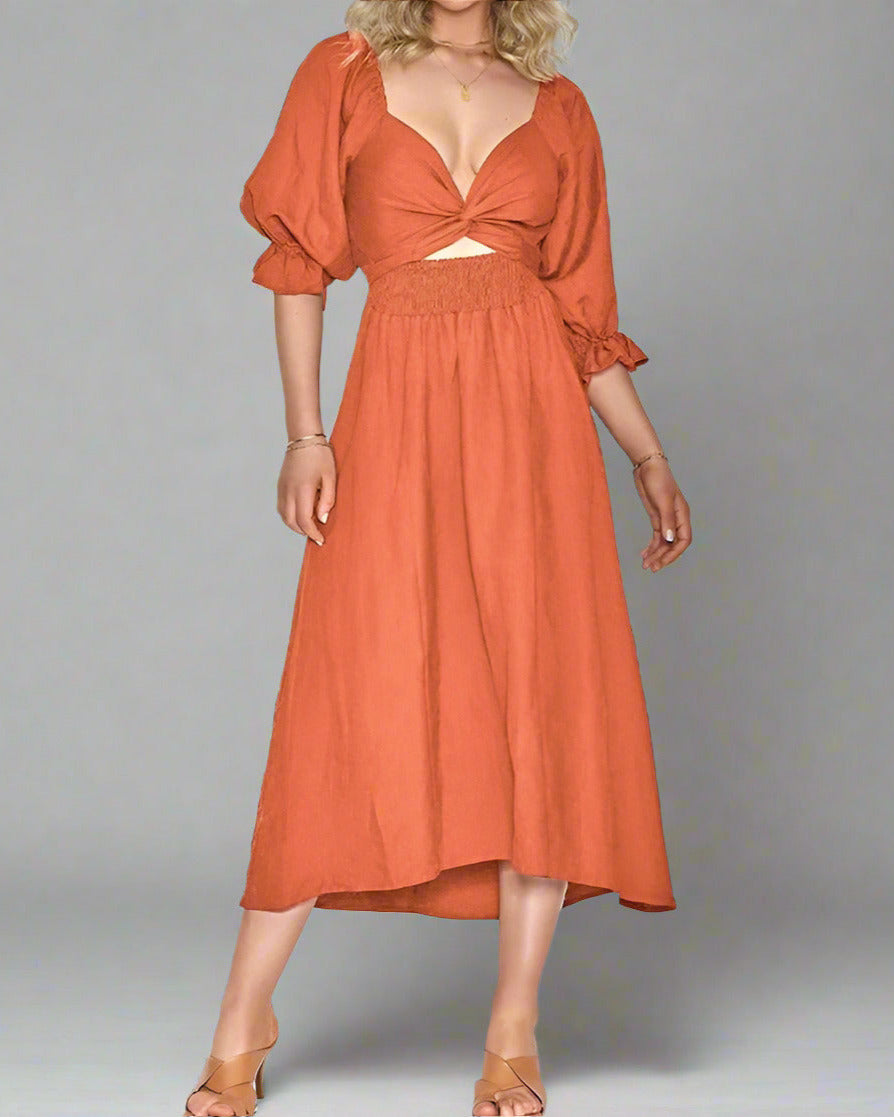 Lena – Luftiges Sommerkleid aus Baumwolle