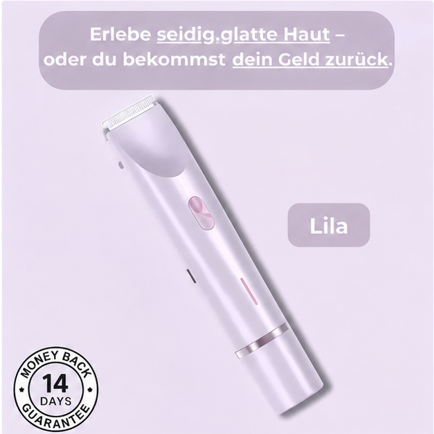SeidenGlanz | 2 in 1 Damenrasierer für glatte und gepflegte Haut