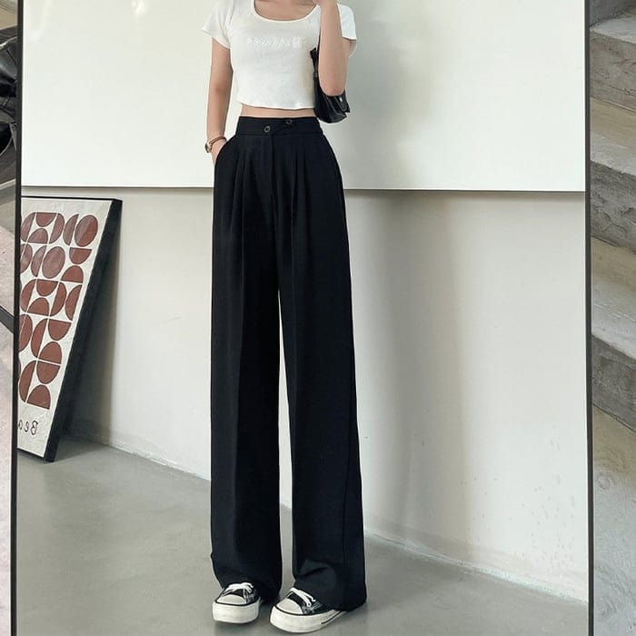 Katimy -  Die Ultimative Hose mit Hoher Taille und Weitem Bein [50% Rabatt]