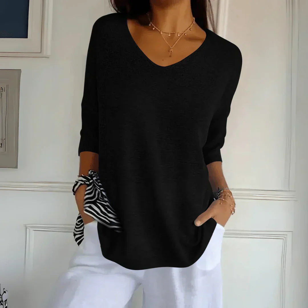 Stefanie | Entspanntes elegantes Top