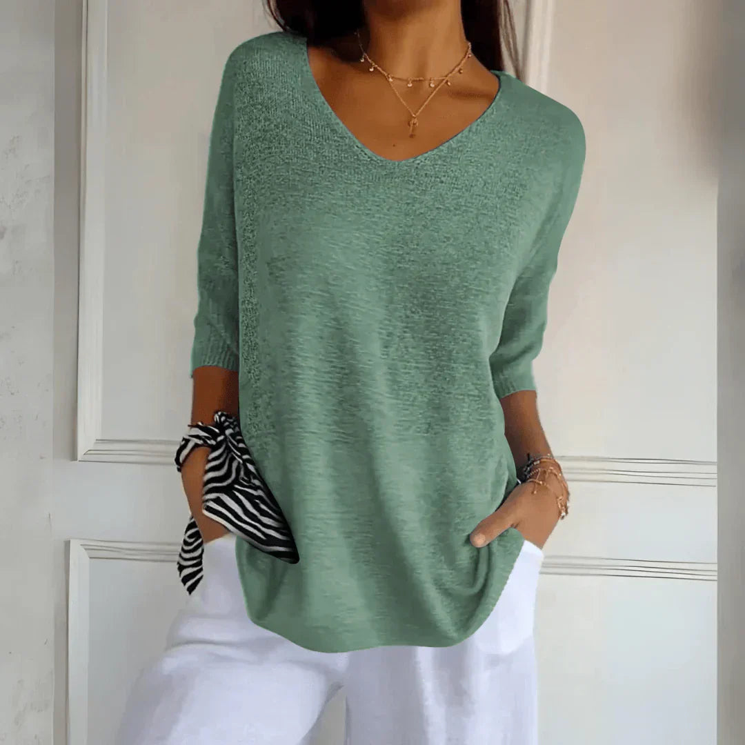 Stefanie | Entspanntes elegantes Top