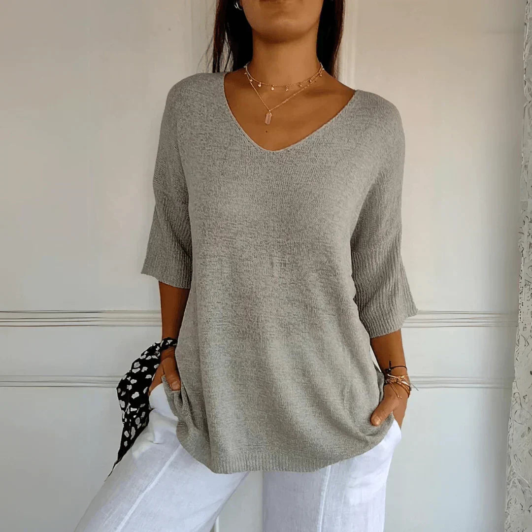Stefanie | Entspanntes elegantes Top