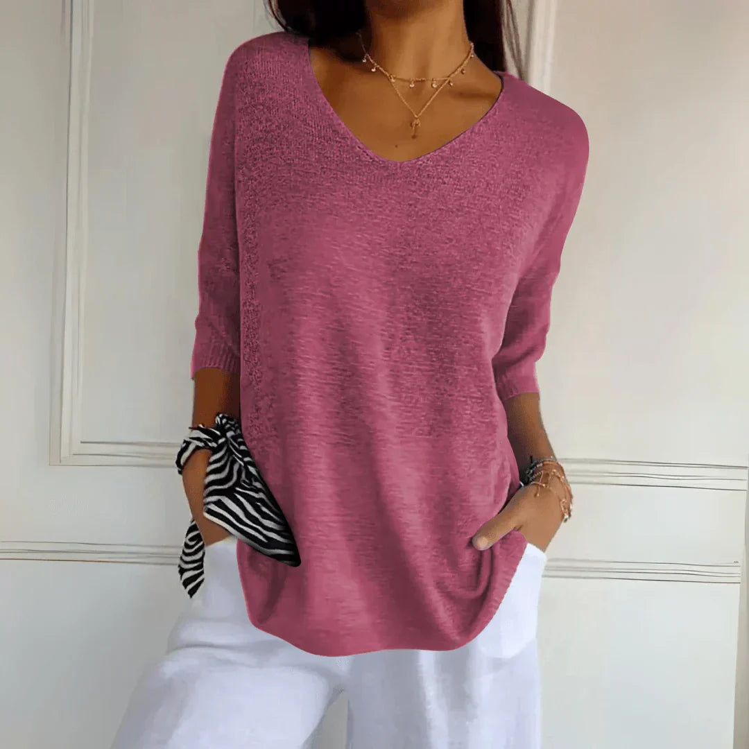 Stefanie | Entspanntes elegantes Top