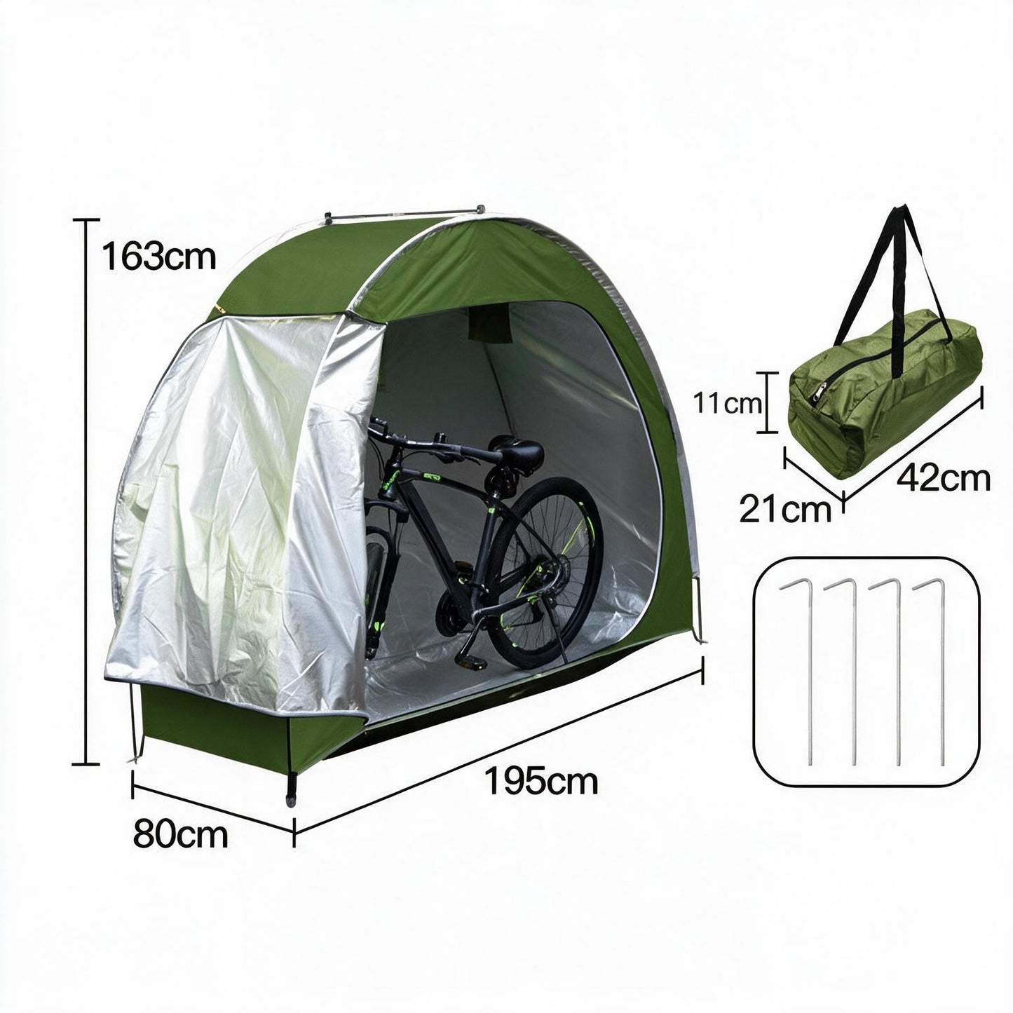 BikeShield — Wetterfester Fahrrad-Unterstand | 50% RABATT