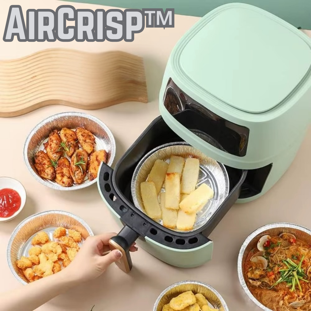 25+25 GRATIS | AirCrisp | Wiederverwendbare Airfryer-Folieneinsätze