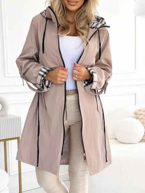 Liaa – Wind- Und Wasserdichter Trenchcoat Mit Kapuze
