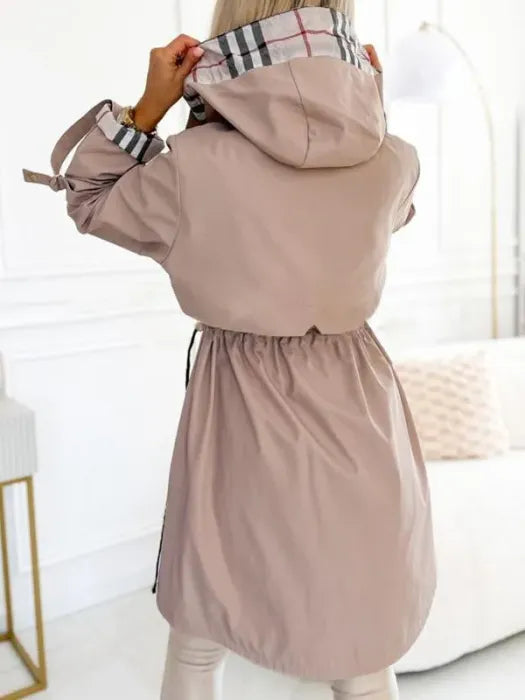 Liaa – Wind- Und Wasserdichter Trenchcoat Mit Kapuze