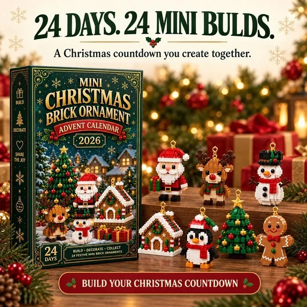 Adventskalender zum Bauen | 24 Mini-Bauprojekte | Hängeornamente