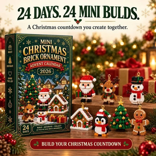 Adventskalender zum Bauen | 24 Mini-Bauprojekte | Hängeornamente