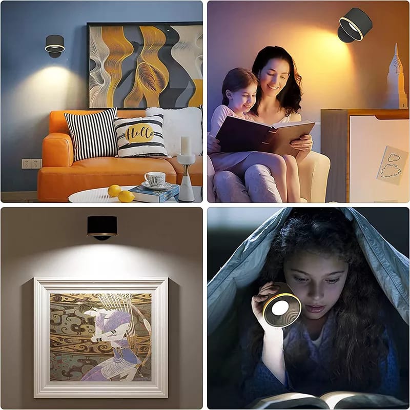 Reina LED Lampe | Kabellos montieren ohne Bohren