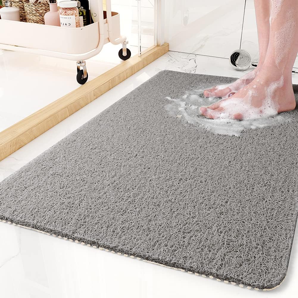 Rutschfeste Duschmatte mit Wasserdurchlauf für Dusche und Wanne
