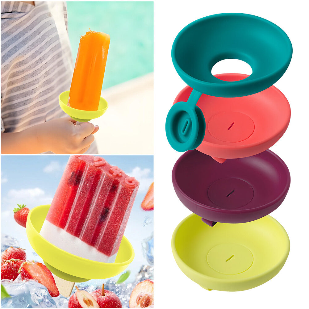 1+1 GRATIS | Silikon-Eiscremehalter – Tropfschutz für Eis am Stiel & Hörnchen