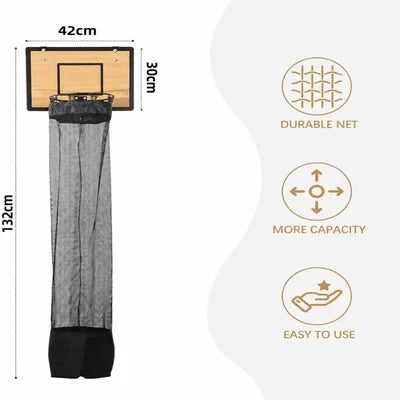 Aufbewahrungsorganisator hängend | Basketball-Design | Für Wäsche & Spielzeug | DunkAway