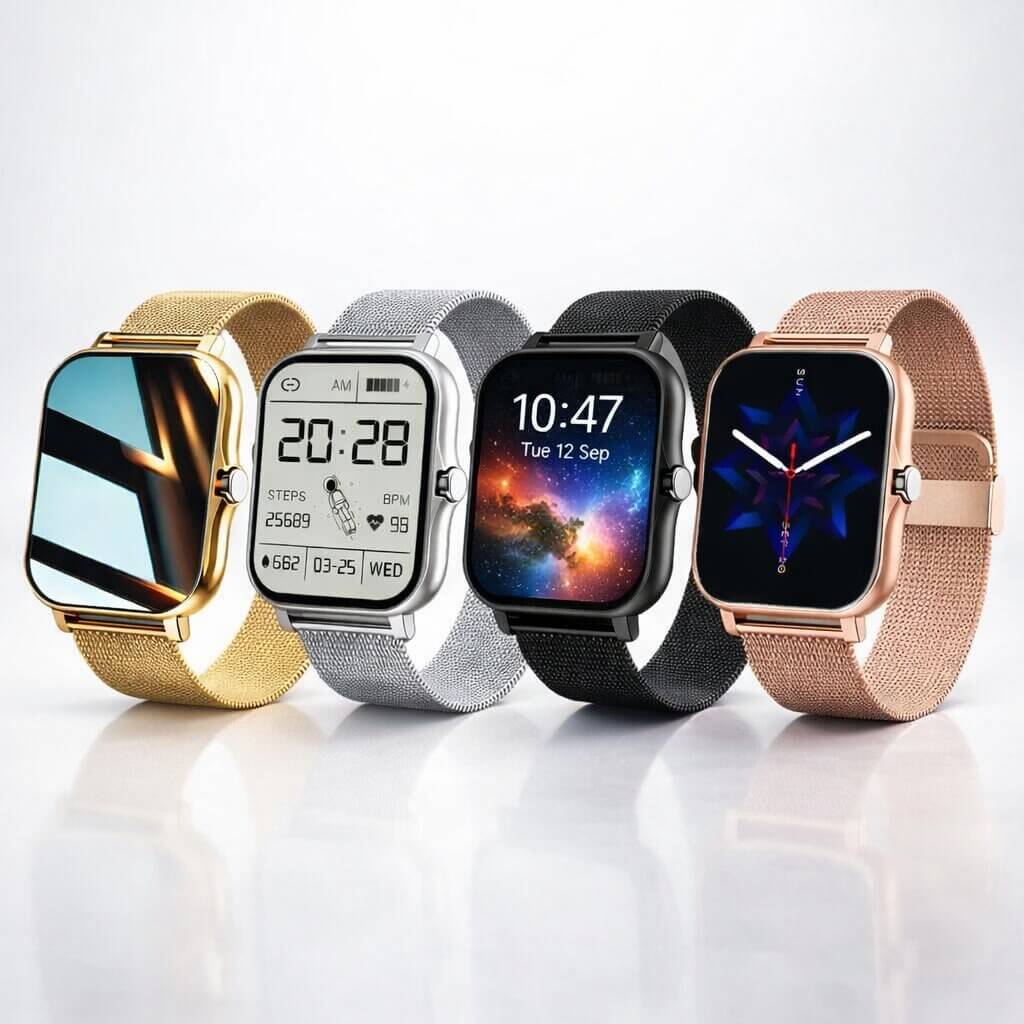 Smartwatch | Herzfrequenz und Schlafüberwachung | Bluetooth | Velnova
