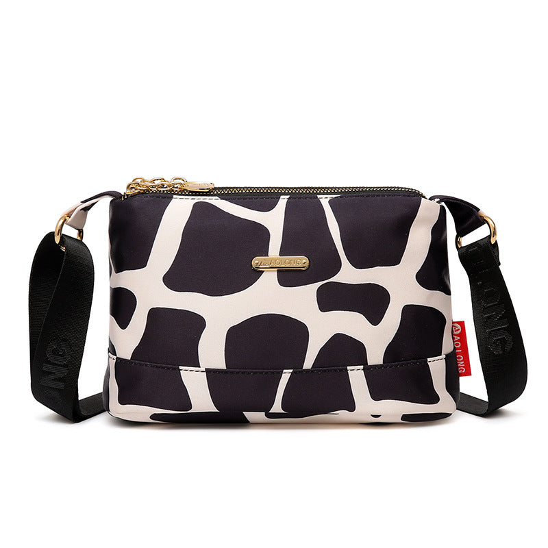 PrintEase - Damen Umhängetasche mit Multi-Taschen-Design