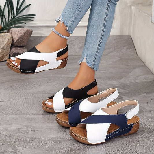 50% Rabatt | Ultra-bequeme orthopädische Sandalen mit schrägem Absatz für Frauen
