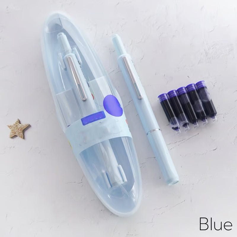 InkFlow - Einziehbarer Füllfederhalter mit sanftem Schreibkomfort | 1+1 GRATIS