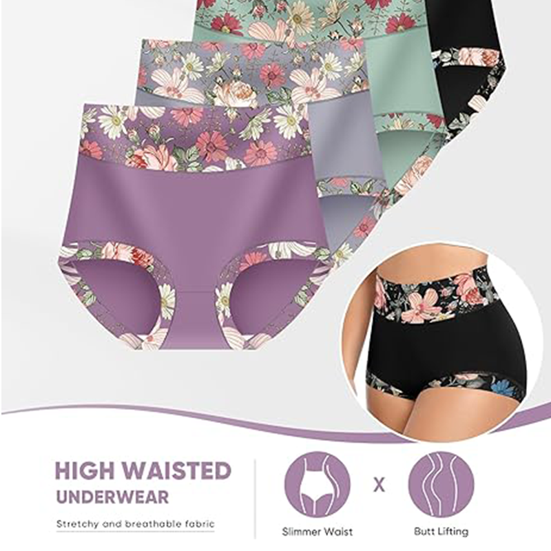 FloraFit Damenhöschen mit hoher Taille – Komfort & femininer Stil in perfekter Harmonie