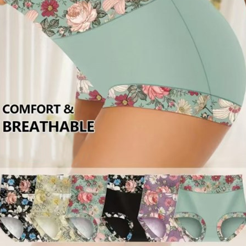 FloraFit Damenhöschen mit hoher Taille – Komfort & femininer Stil in perfekter Harmonie