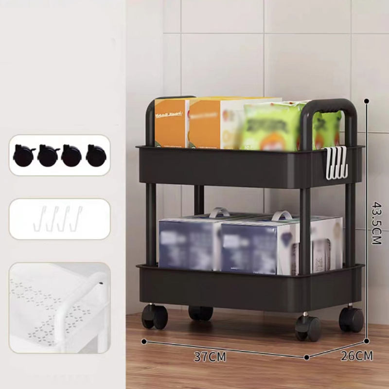 Rollwagen 3-stufig mit Rollen – mobiler Organizer