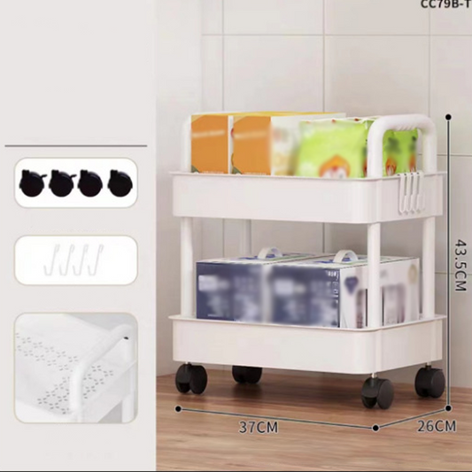 Rollwagen 3-stufig mit Rollen – mobiler Organizer