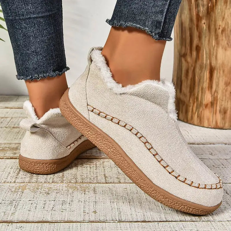 Winterschuhe Damen Gefüttert mit Fell
