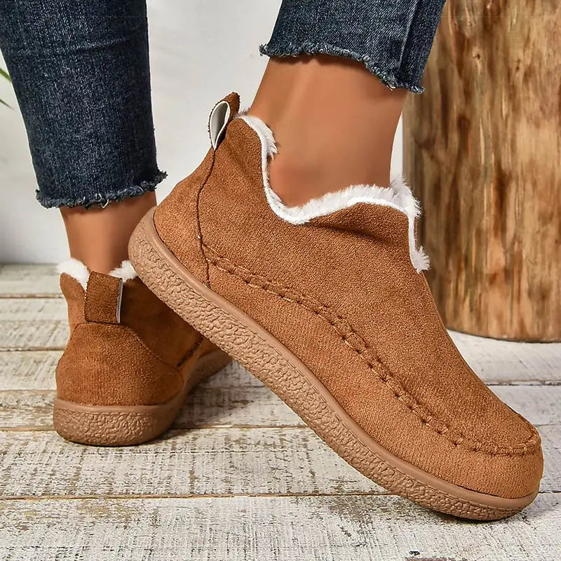 Winterschuhe Damen Gefüttert mit Fell