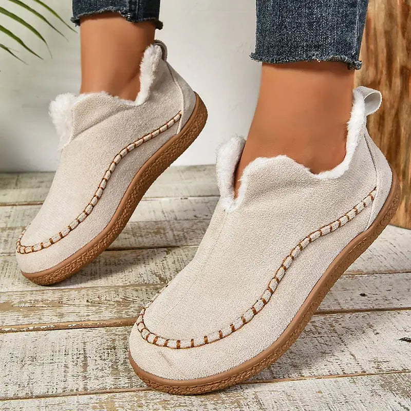Winterschuhe Damen Gefüttert mit Fell