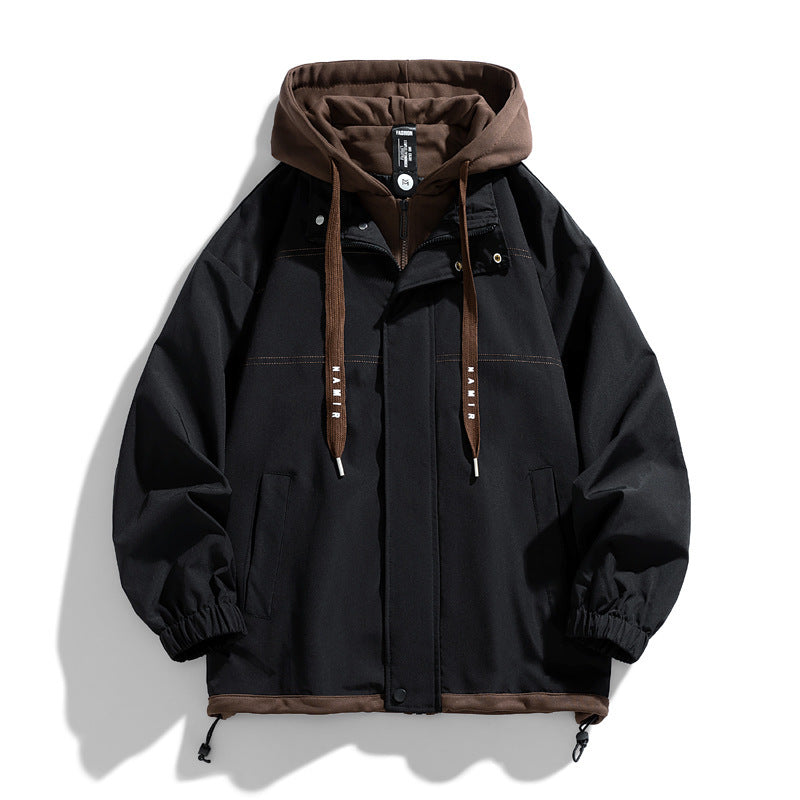 Übergangsjacke Herren mit Kapuze