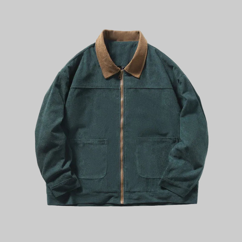 Cordjacke Herren mit Reißverschluss