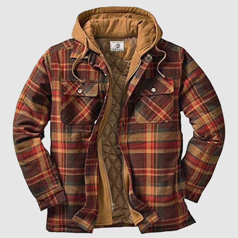 FINN | Robuste Holzfällerjacke mit warmem Innenfutter