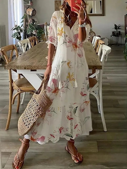 Gisela | Boho Tummy Coverage Kleid