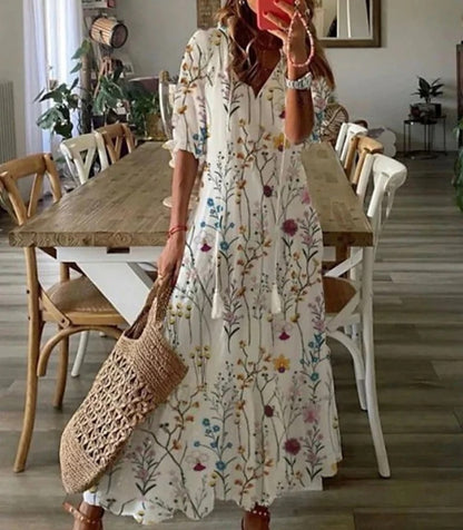 Gisela | Boho Tummy Coverage Kleid