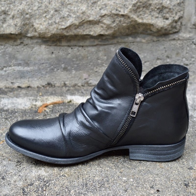 50% RABATT | Brigitte - Schicke Leder-Stiefel [Letzter Tag Rabatt]