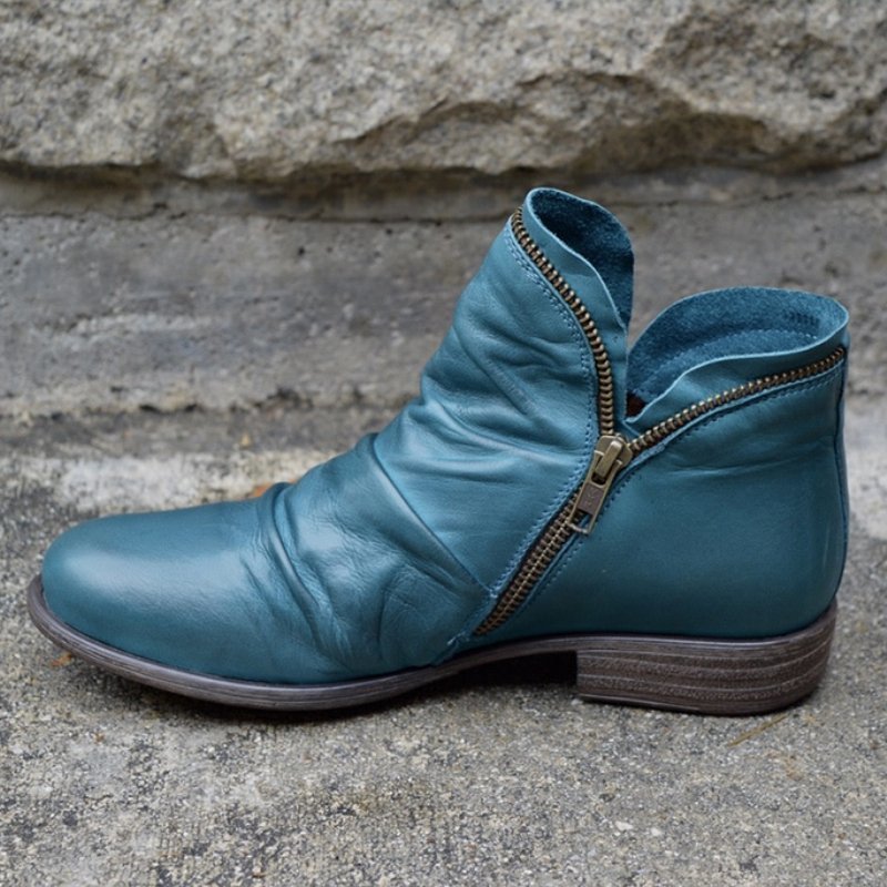 50% RABATT | Brigitte - Schicke Leder-Stiefel [Letzter Tag Rabatt]