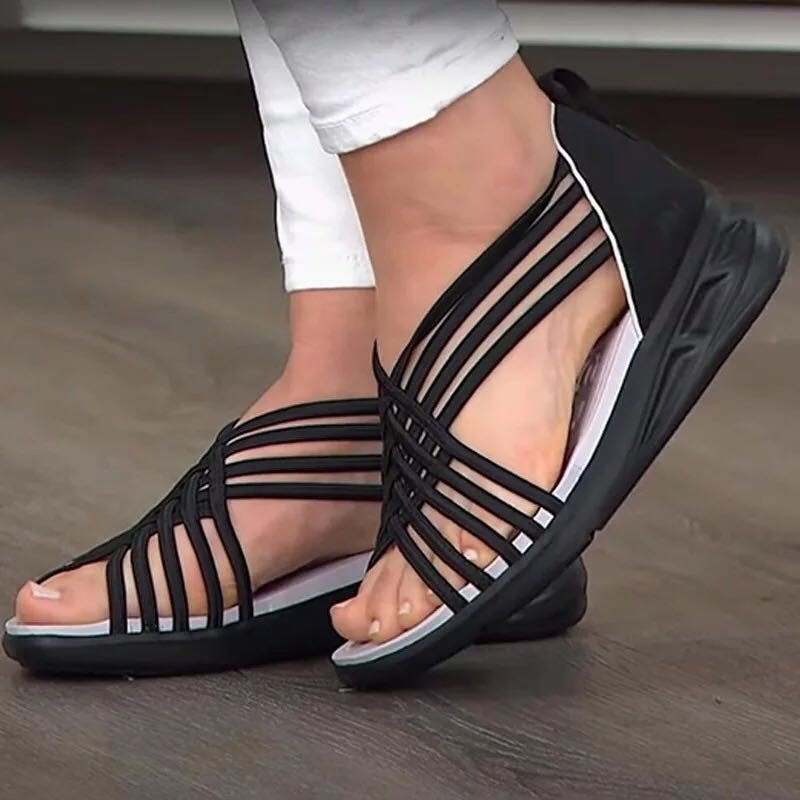 Damensandalen mit Memory-Foam-Sohle