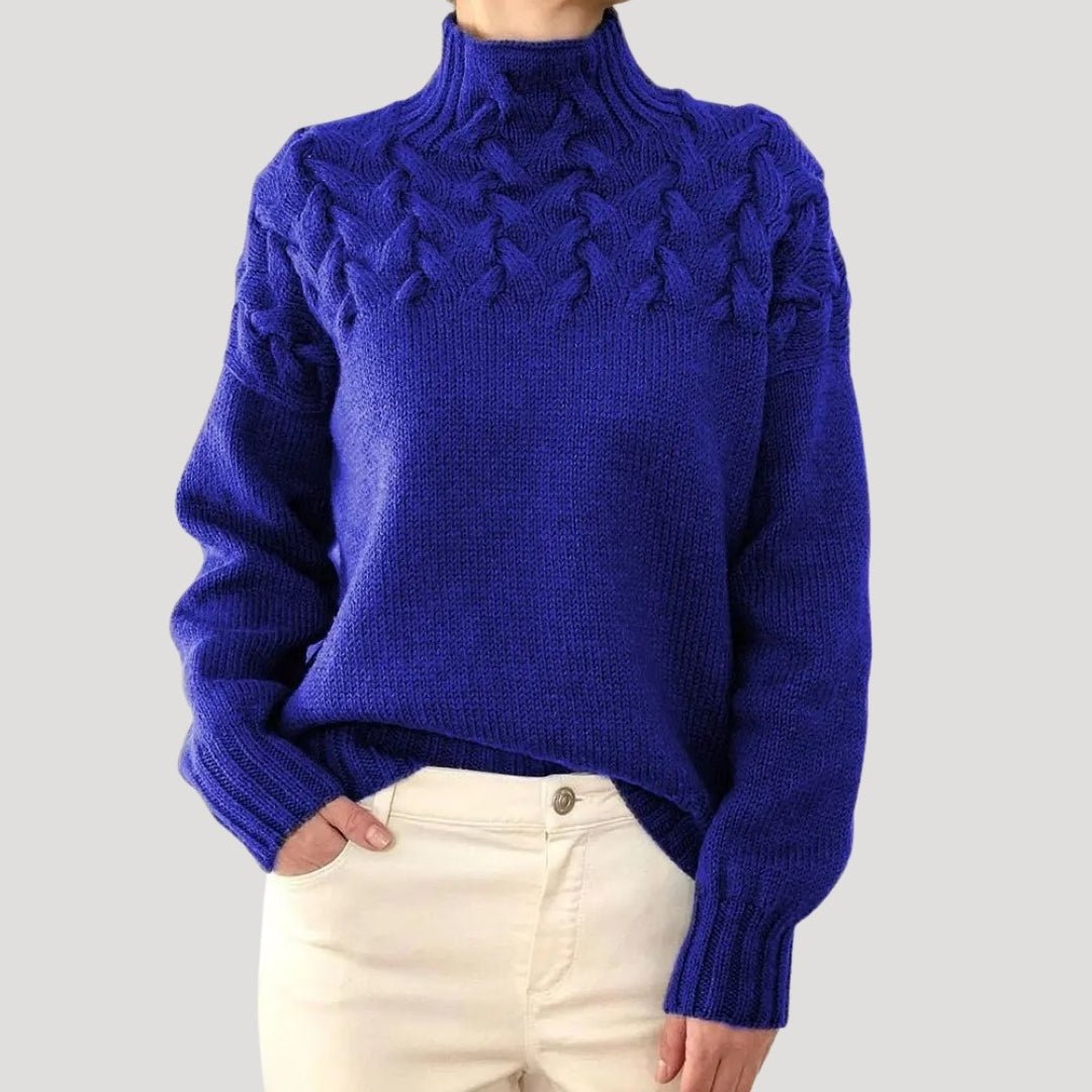 Tomke | Rollkragenpullover mit Zopfmuster