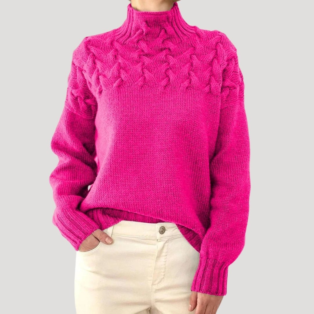 Tomke | Rollkragenpullover mit Zopfmuster