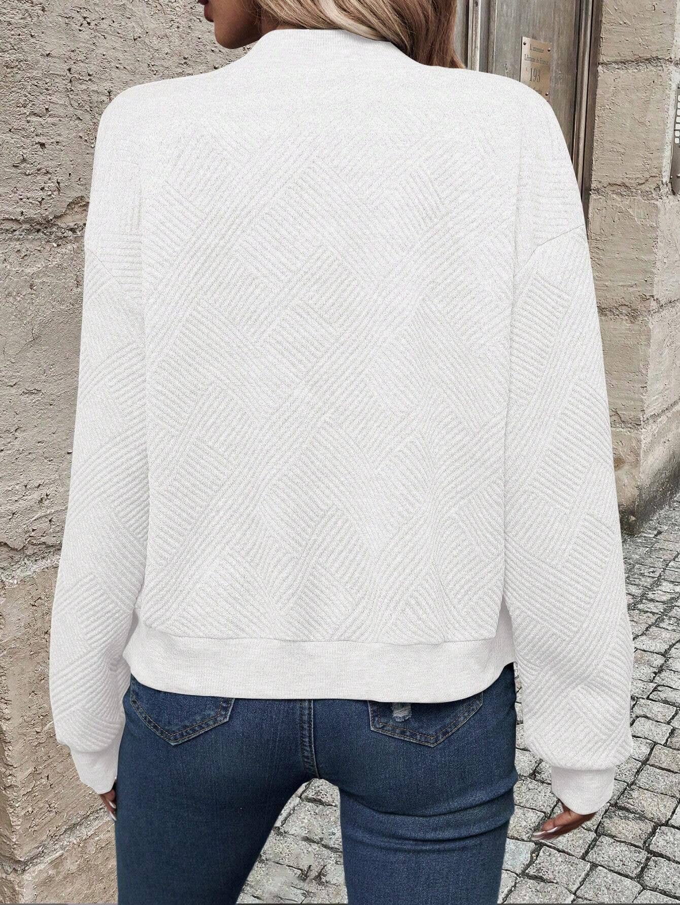 Damen Langarm Bomberjacke
