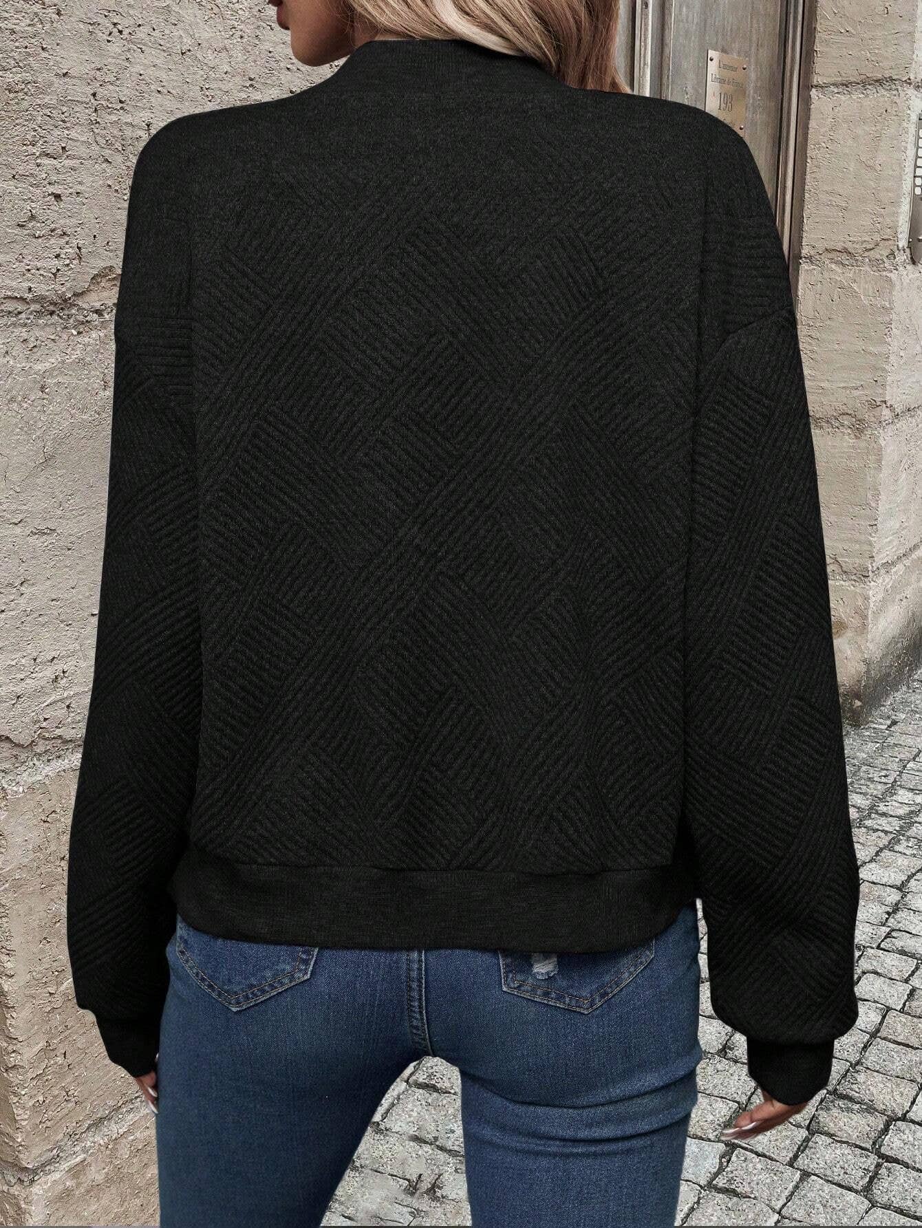 Damen Langarm Bomberjacke