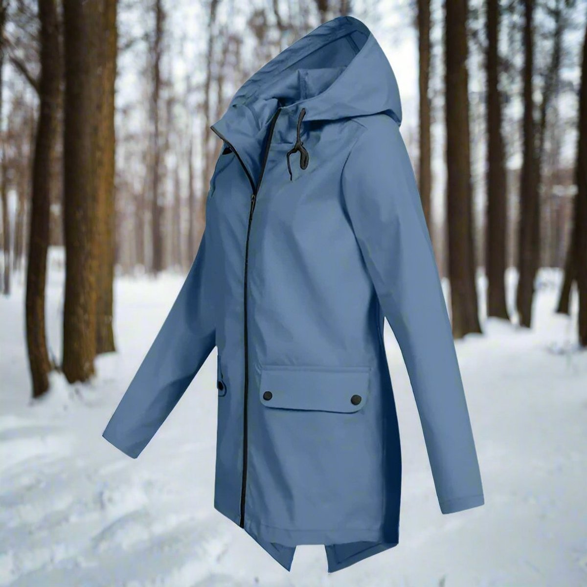 Lorraine | Wasserdichte Langjacke mit Kapuze